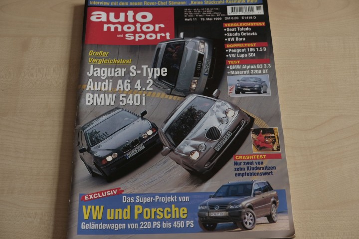 Deckblatt Auto Motor und Sport (11/1999)